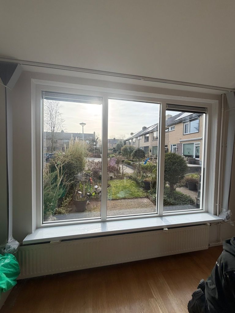 kozijn van binnenuit